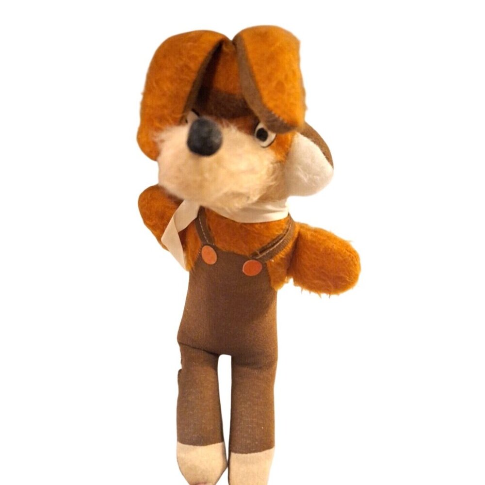 Coyote Plush A I Novelty Co 14" Carnival Fair Prize 1978 Vintage Wile E